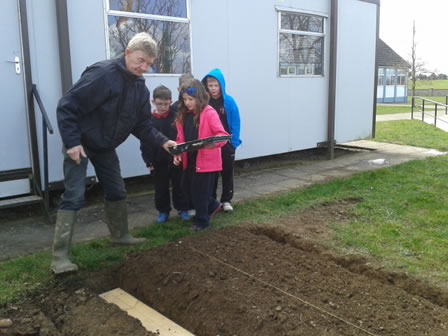 Planting our School Garden 2014